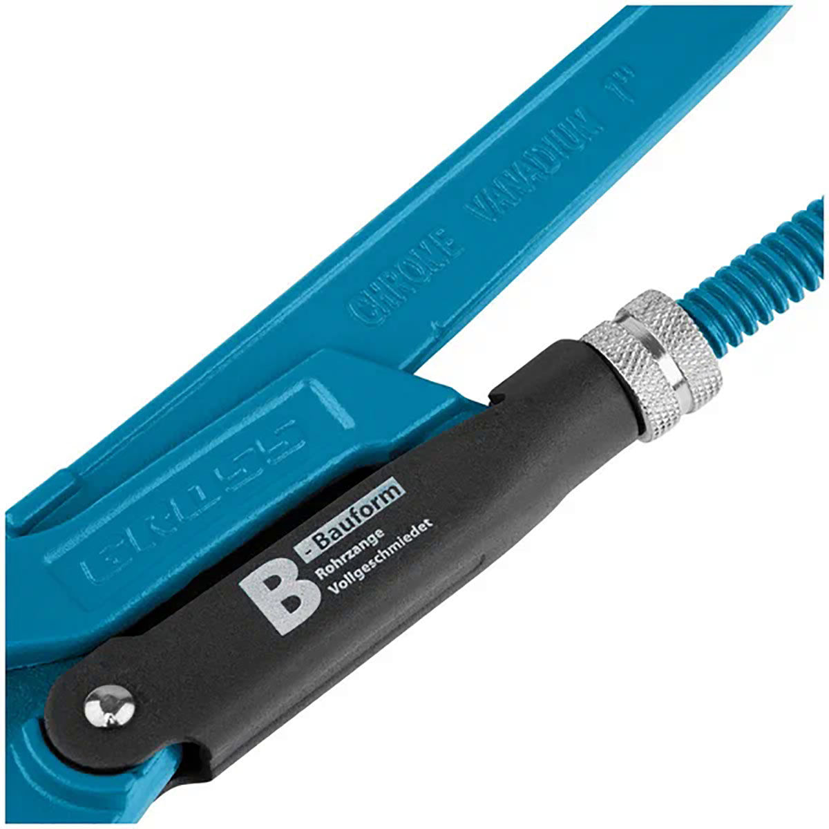 Ключ трубный рычажный, №1, 1", цельнокованый, CrV, тип "B" Gross