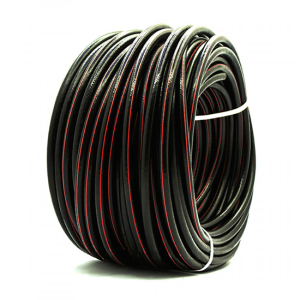 Рукав газовый ВРТ 9ммм Черный с красной полосой