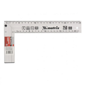 Угольник MATRIX 250 мм., литой алюм.