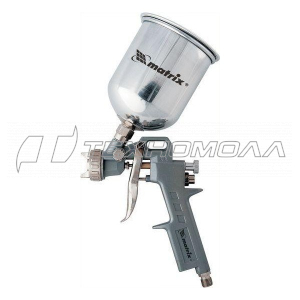 Краскопульт MATRIX пневмат. с верхним бачком 1,0