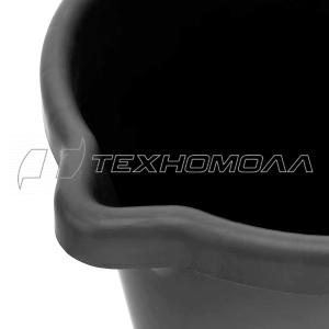 Ведро строительное пластмассовое, 12 л, высокопрочное с носиком Сибртех