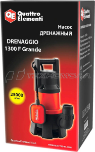 Дренажный насос QUATTRO ELEMENTI Drenaggio 1300 F Grande 241-819