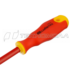 Диэлектрическая отвертка СИБРТЕХ SL5,5*125mm 12933