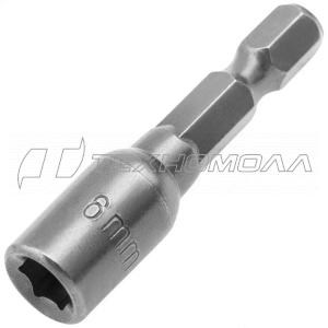 Биты с торцевыми головками 6х45 мм, 2 шт. Matrix