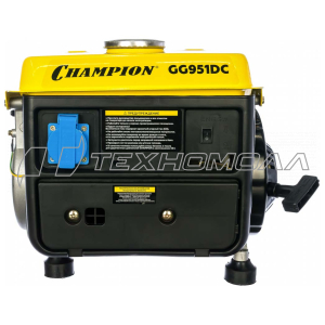 Бензогенератор CHAMPION GG951DC 0,75 кВт, 18,5 кг Бензогенератор CHAMPION GG951DC 0,75 кВт, 18,5 кг