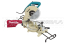 Пила торцов. Makita LS 1040, 1650 Вт, 250-260 мм