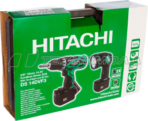 Аккумуляторная дрель-шуруповерт Hitachi DS14DVF3