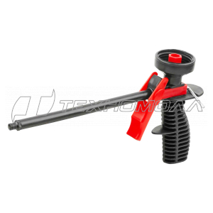 Пистолет для монтажной пены, пластиковый корпус, пластиковая трубка