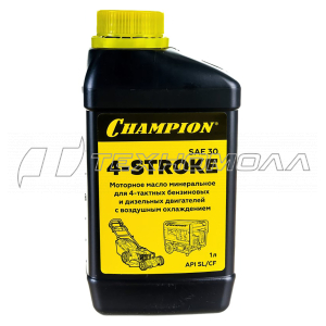 Присадка CHAMPION, 1 л. SAE 30 API SL/CF минерал.