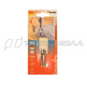 Зенкер hss 6-гран. 12 мм KWB