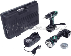 Аккумуляторная дрель-шуруповерт Hitachi DS12DVF3-TB