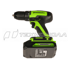 Ак. дрель Greenworks GD24DD35K2
