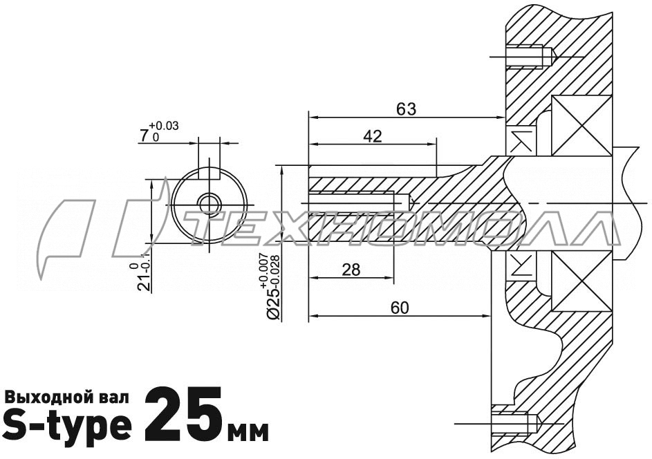 Двигатель 190F (15 л.с.) CARVER 01.010.00127