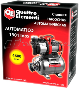 Насосная станция QUATTRO ELEMENTI Automatico 1301 FL Inox 910-249