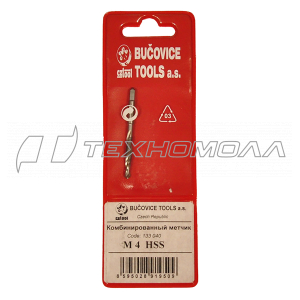 Метчик комбинированный М4 х 0,5мм Bucovice