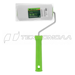 Валик СИБРТЕХ, 150 x D48 мм, поролон, с ручкой