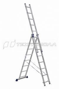 Стремянка 5 ступеней, рабочая высота 1030 алюм..Ам705