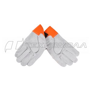 Перчатки рабочие, кожа,комфортная подкладка GU-TEC