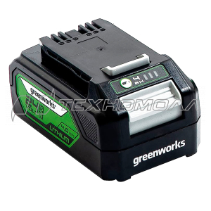 Аккумулятор Greenworks G24B4II 24В 4А*ч литий-ионная батарея