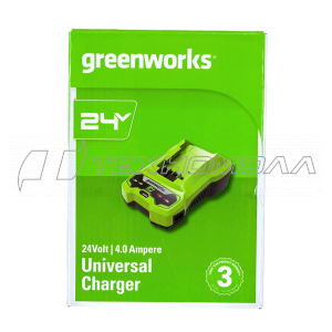 Зарядное устройство Greenworks G24C4 24 В, 4 А Быстрое