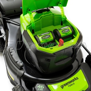 Аккумуляторная газонокосилка Greenworks GD40LM46SP