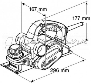 Рубанок Makita KP 0810 CK