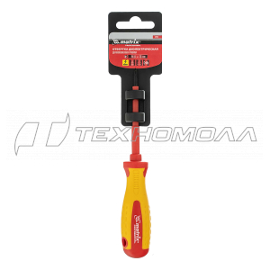 Диэлектрическая отвертка Ph0x75 мм MATRIX PROFESSIONAL Insulated 12924