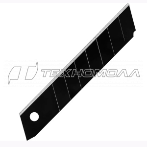 Лезвия, 18 мм, сталь SK5, black, 10 шт // Matrix