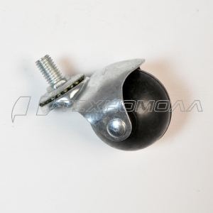 Колесо шарик оцинк 50мм поворот болт М10