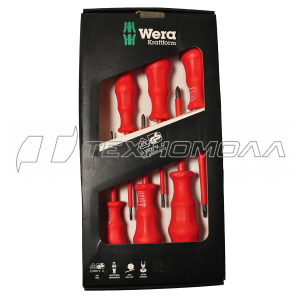 Набор отверток Wera (6 предметов) VDE 1000 V