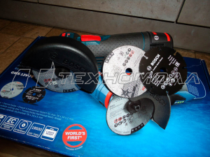 Аккумуляторная угловая шлифмашина Bosch GWS 12V-76 Professional Solo 0.601.9F2.000