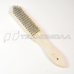 Кордщетка FIT с деревянной ручкой 6-ти рядная