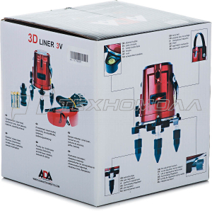 Линейный лазерный нивелир ADA 3D Liner 3V А00132