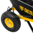 Тачка строительная 140 л 250 кг, усил,двухколесная, колесо 15х6.00-6 Denzel