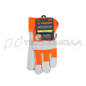 Перчатки рабочие, кожа,комфортная подкладка GU-TEC