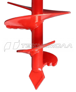 Бур почвенный МБ STANDART 77 мм 4-х шнеков ручной