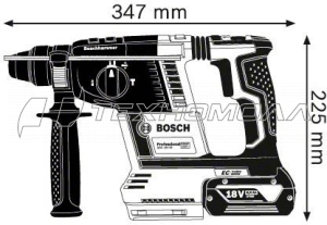 Аккумуляторный перфоратор Bosch GBH 18V-26 Solo 0.611.909.000