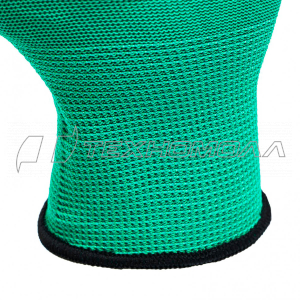 Перчатки полиэфирные с чёрным нитрильным покрытием, размер 9, 13 класс вязки Palisad