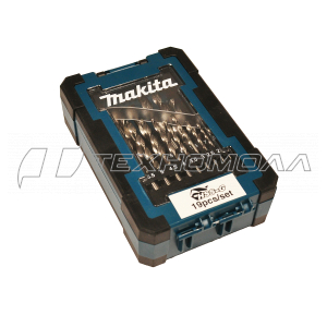 Набор сверл Makita 1-10 мм, по металлу, 19 шт.D-67549 (D-29941)