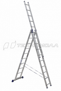 Стремянка 5 ступеней, рабочая высота 1030 алюм..Ам705
