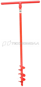 Бур почвенный МБ STANDART 120 мм 3-х шнеков ручной