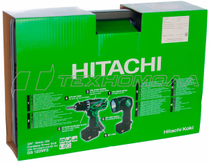 Аккумуляторная дрель-шуруповерт Hitachi DS12DVF3