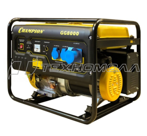 Бензогенератор CHAMPION GG8000 6,5 кВт, 86,0 кг н
