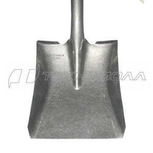 Лопата совковая (700г рельсовая сталь б/ч) серая
