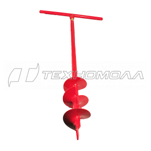 Бур почвенный МБ STANDART 110 мм 3-х шнеков ручной