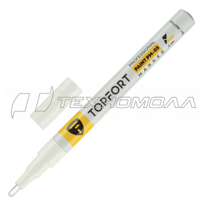 Маркер лаковый TOPFORT Paint (белый) 2мм