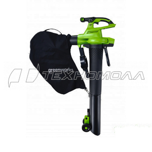 Аккумуляторная воздуходувка Greenworks GD40BVII