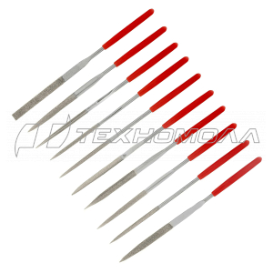 Набор надфилей MATRIX 10 шт, алмазных, 140x50x3