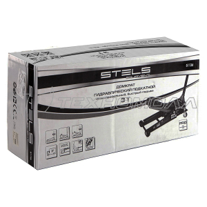 Домкрат STELS 3 т LOW PROFILE QUICK LIFT, 75-515 мм гидравл, подкатн.