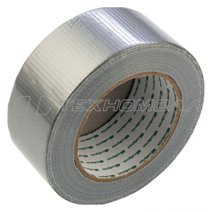 Лента клейкая армированная, 48мм х 40м, серебро// Сибртех